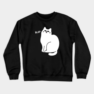 Cat Goes Blep Crewneck Sweatshirt